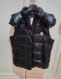 Gilet Moncler taglia S nero lucido