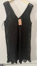 Abito Crochet Calzedonia Cobey nero nuovo con cart