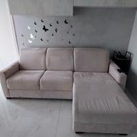 Divano letto con penisola
