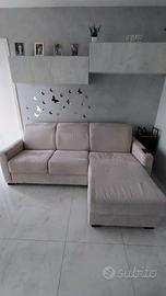 Divano letto con penisola