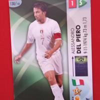 Carta calciatori panini Del Piero Germania 2006