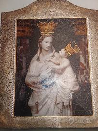 Quadro sacro in Argento Acca