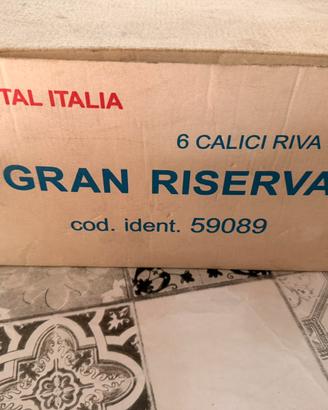 Set Calici Peroni Gran Riserva con scatola orig.
