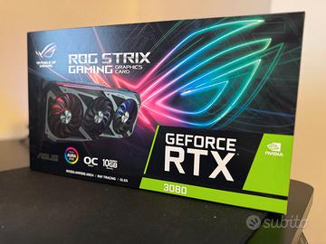 ASUS ROG Strix RTX 3080 OC – NON LHR Pari al nuovo