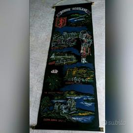 Quadro pergamena rotolo Scozia, anni '80