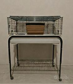 Gabbia con ripiano per Criceti/ Porcellini d'india