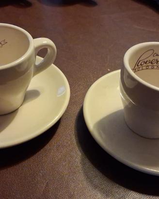 Set 8 tazzine+piattino caffè Roversi