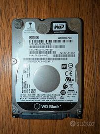 hdd wd black 512gb trattabile