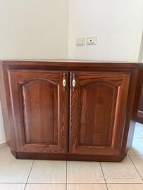 Mobile angolare in legno