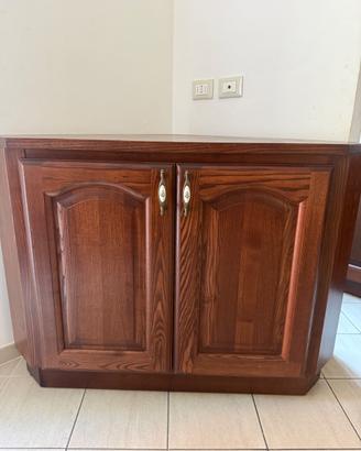 Mobile angolare in legno