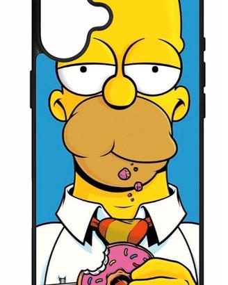 cover custodia per iPhone Homer Simpson 
