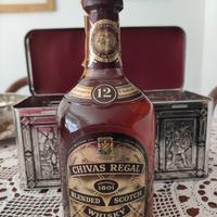 WHISKY CHIVAS REGAL confezione di latta originale