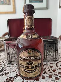 WHISKY CHIVAS REGAL confezione di latta originale
