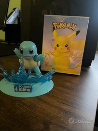 Figure Pokémon Squirtle con effetto acqua