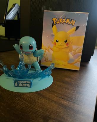 Figure Pokémon Squirtle con effetto acqua