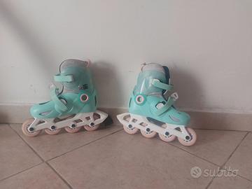 Pattini in linea regolabili + Set protezioni Roces