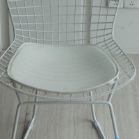 sedia wire all white acciaio verniciato bianco