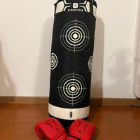 Sacco da Boxe Domyos + 3 Paia Guantoni