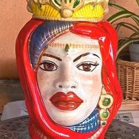Vaso Testa di Moro donna Grande