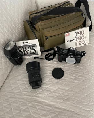 Set fotografico vintage nikon F90