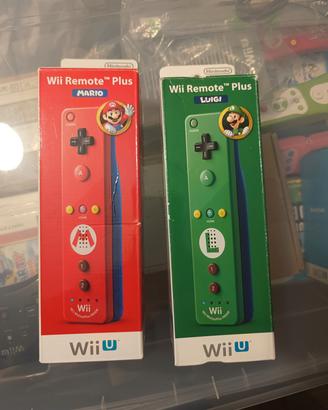 2 Wii remote plus Mario + Luigi completi perfetti