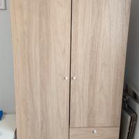 Guardaroba rovere 2 ante 2 cassetti Ikea Vilhatten