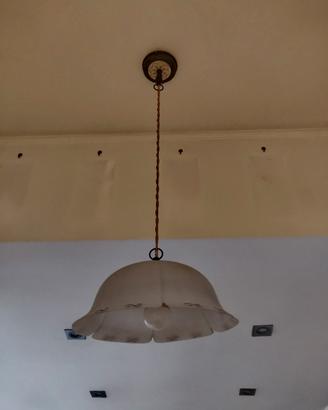 lampadario in vetro