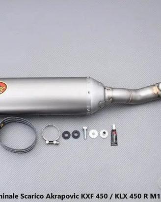 Terminale Scarico Akrapovic KXF 450 / KLX 450 R M1