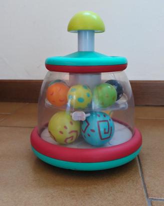 TROTTOLA COLORATA CON PALLINE
GIOCO SENSORIALE