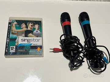 Singstar + n. 2 microfoni originali per PS3
