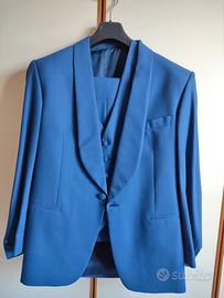 Abito uomo cerimonia 3 pezzi taglia 50