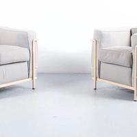 ALIVAR Coppia LC2 in Tex grigio Talpa