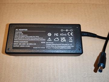 alimentatore notebook DELL 65W 3.34A