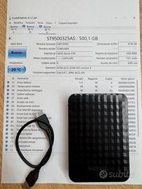 Hard Disk Esterno 500GB USB