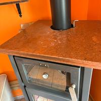 Stufa a legna/pellet con fornetto