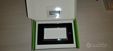 placca nera vetro simon urmet