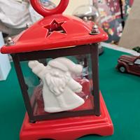 Lanterna Babbo Natale rossa
