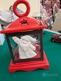 Lanterna Babbo Natale rossa