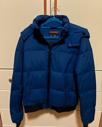 Giubbotto Woolrich  blu con campuccio