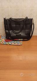 Borsa brand Charlotte  pelle intrecciata