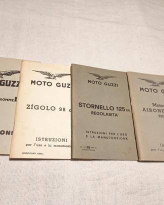 libretti uso e manuntezione  auto moto d ' epoca .