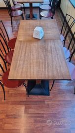 Tavoli quadrati - chiusura attività