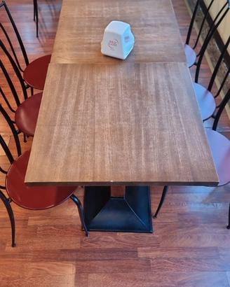 Tavoli quadrati - chiusura attività