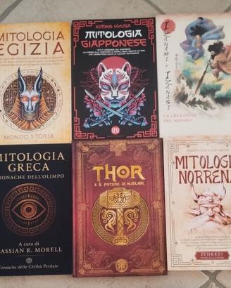 Lotto di libri sulla mitologia