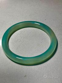 Bracciale di giada verde con certificato