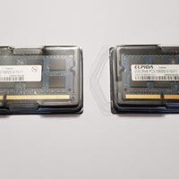 2 memoria DDR3 2Gb 1333MHz Elpida EBJ21UE8BFU0-DJF