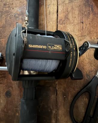 Canna Shimano tld 20/30  Mulinello Shimano tld 25