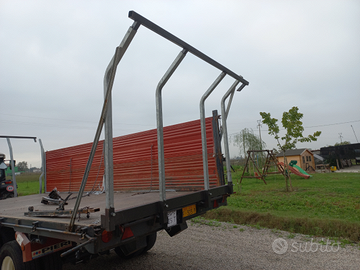 Pali ferro per rimorchio carico rotoballe balloni