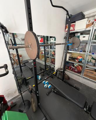 Palestra home gym - bilancieri - manubri - panca