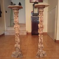 colonne decorate un stile indiano 